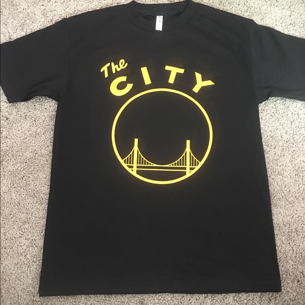 New Men The City / Golden State Warriors T-Shirt