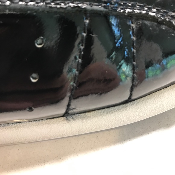 Black Leather Clae High Tops - Picture 7 of 8