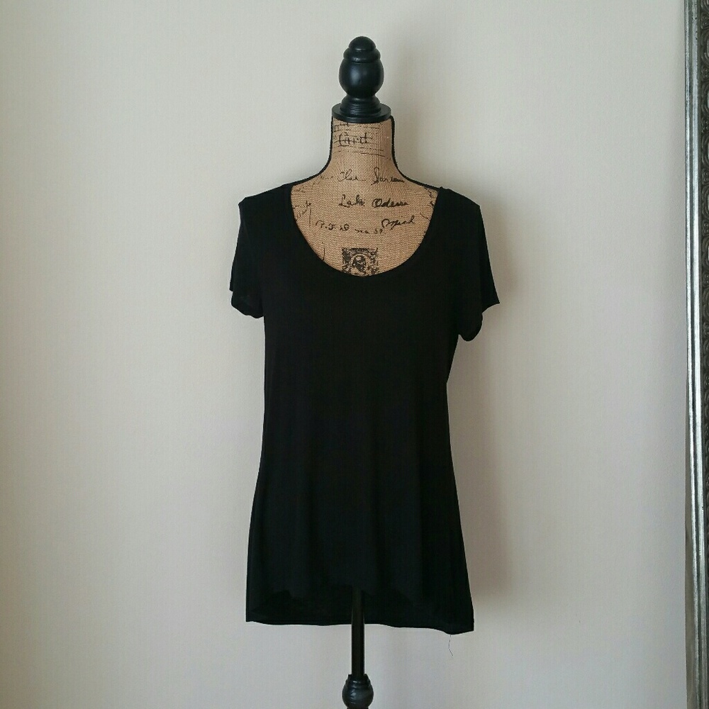 ATMOSPHERE SCOOP NECK TUNIC TEE