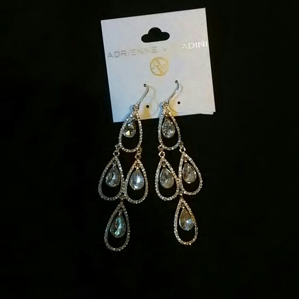 Adrienne Vittadini gold earings