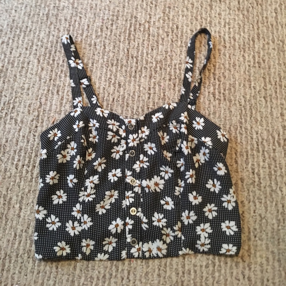 Flower crop top