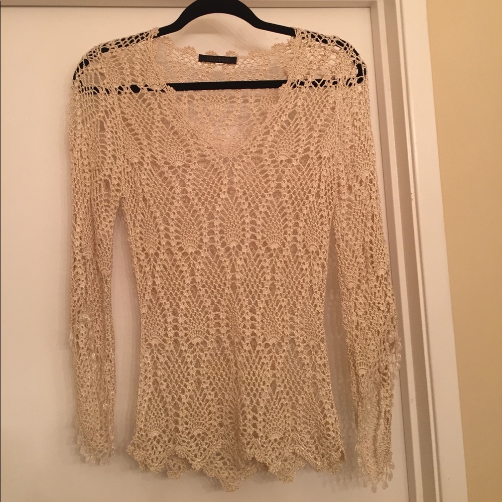 The Limited hand-knit top