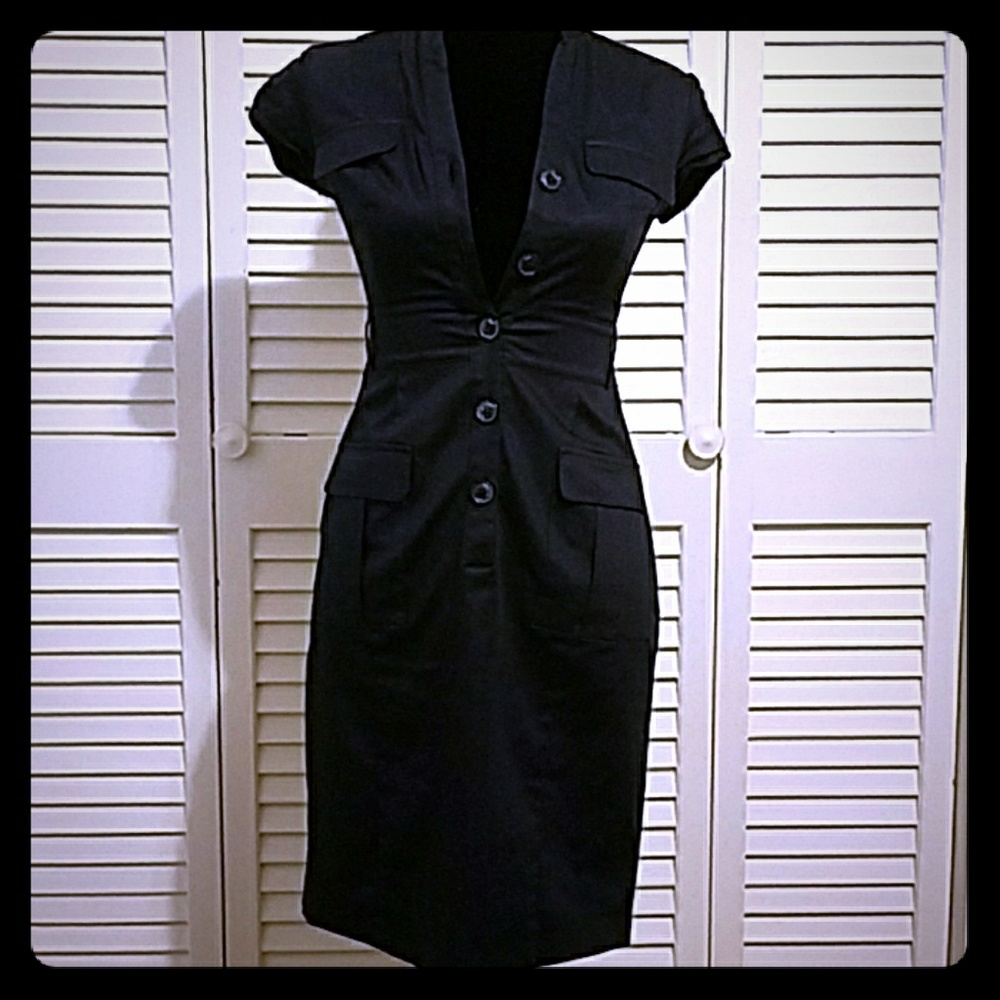 H&M Navy Blue Dress