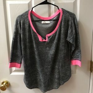 Three quarter cotton light weight top