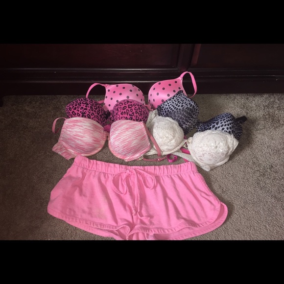 🔴Sold🔴 Victoria's Secret Pink Bra Shorts Lot 34B - Picture 2 of 2