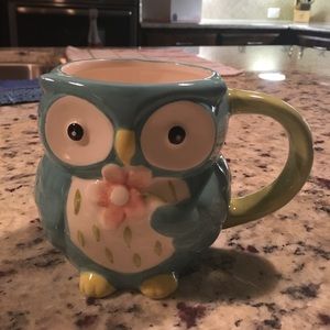Teal Owl mug