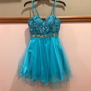 Formal Light Blue Cupcake Dress💙