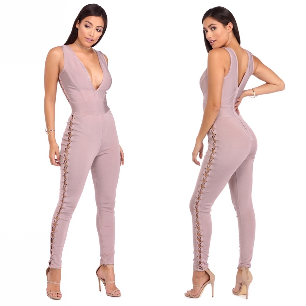Bandage Jumpsuit Size M