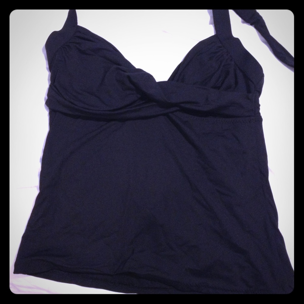 Loft Medium black tankini top