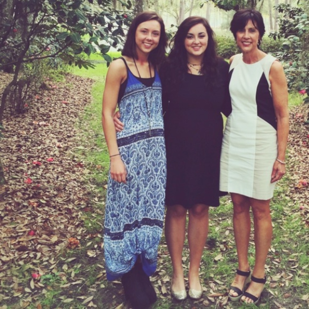 Fifteen Twenty blue and white print halter maxi