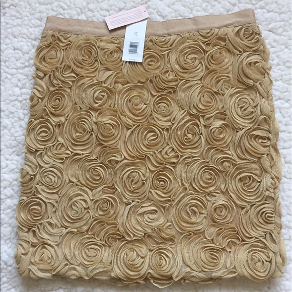 Banana Republic Rosset Gold Skirt - Picture 2 of 5