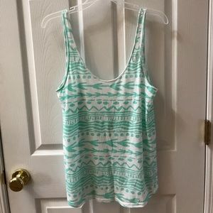 Mint green tribal tank from PINK
