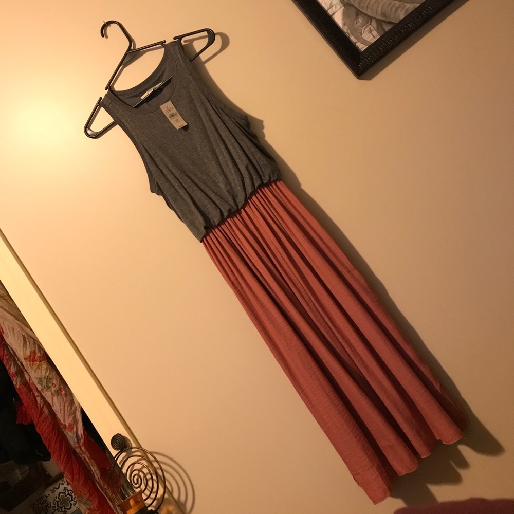 Ann Taylor loft color block swing dress