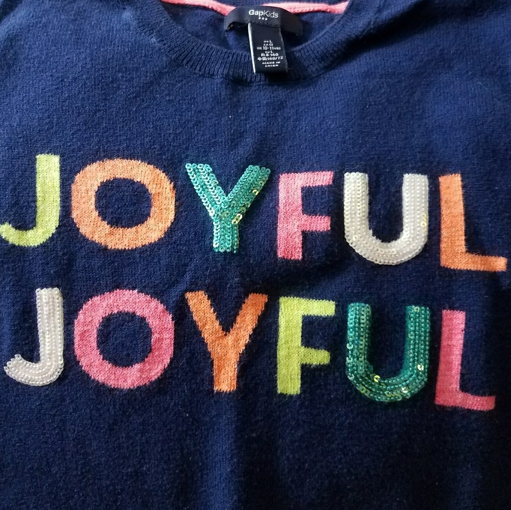 Children's Old Navy Sweater. Size Large