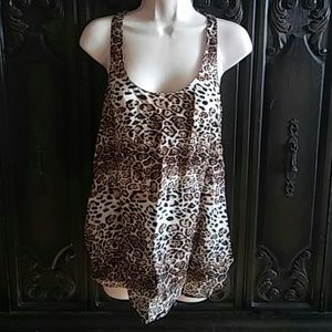 Victoria's Secret cheetah print tank top