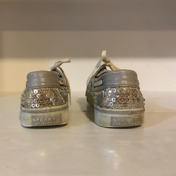 Silver sequin Sperry's - Picture 2 of 3