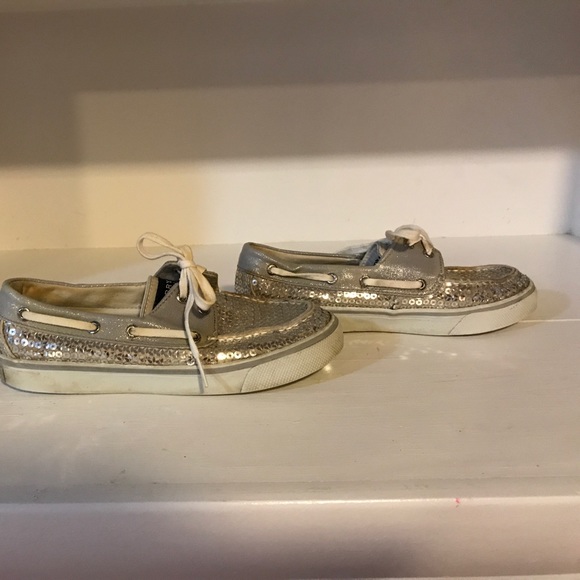 Silver sequin Sperry's - Picture 3 of 3