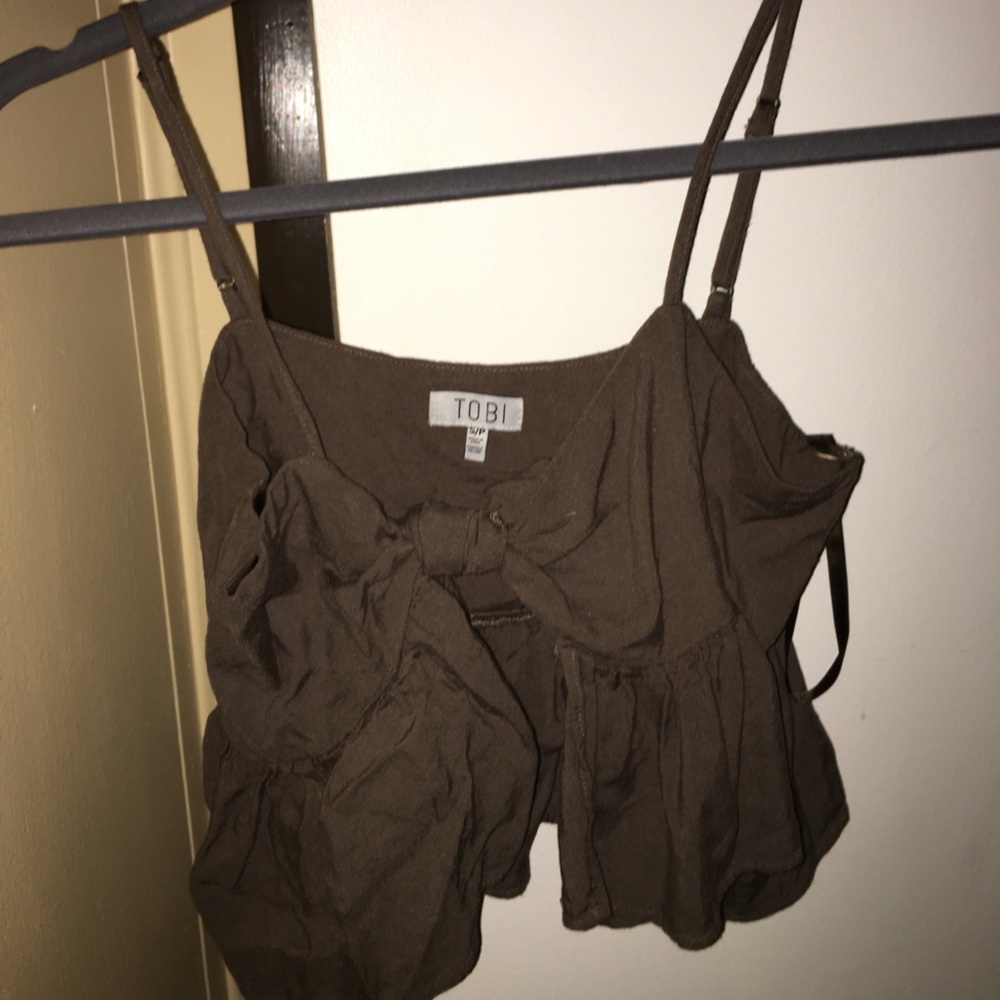 Tie Front crop top