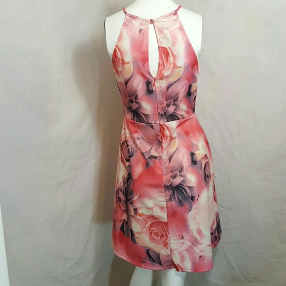 La Scala Pink Floral Sun Dress - Picture 2 of 2