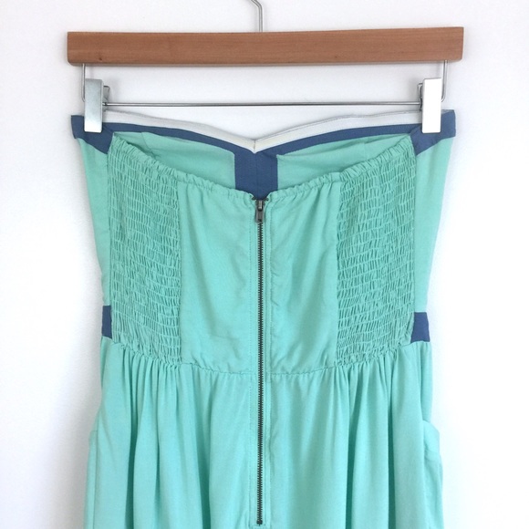 Mint Strapless Dress - Picture 5 of 8