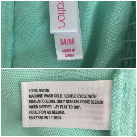 Mint Strapless Dress - Picture 8 of 8