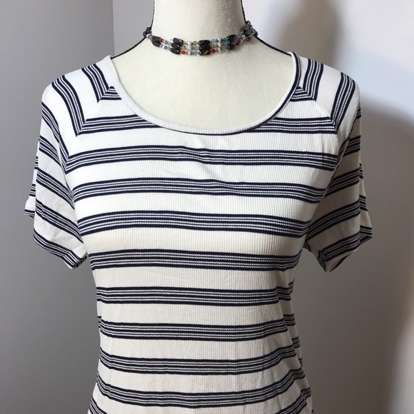 Old Navy Striped Flare Dress - Picture 2 of 7