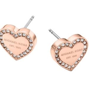 💕NWT MK LAST ONE rose gold earrings