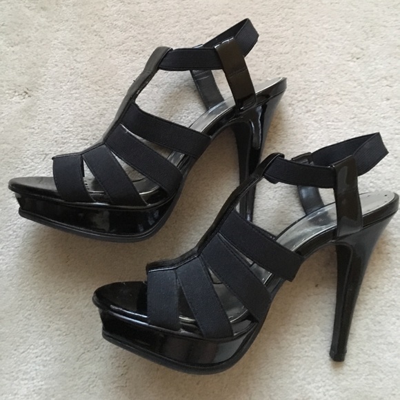 BCBG Strappy Platform Sandals - Picture 6 of 8