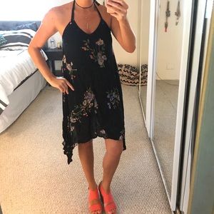 O'Neill black flower dress