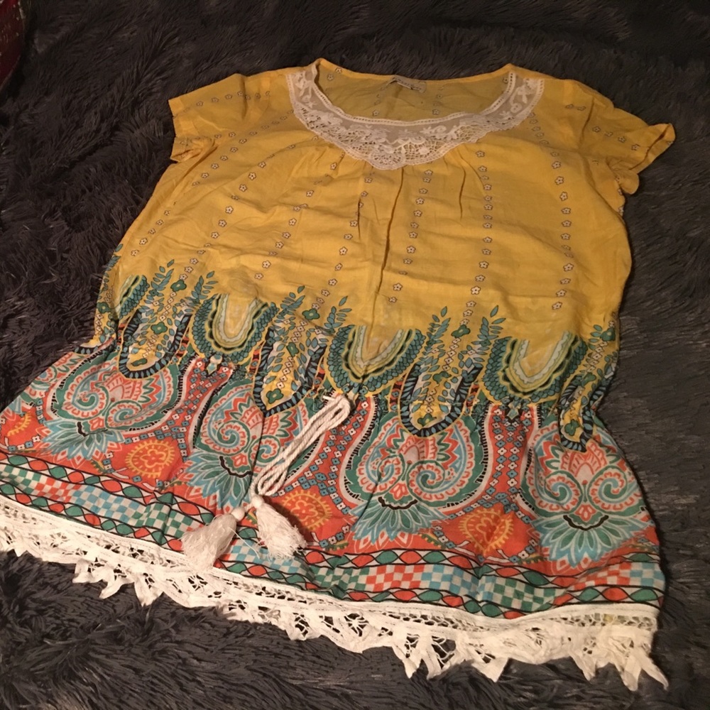 Yellow Summer Top