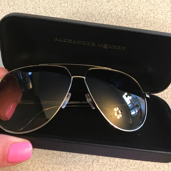 Alexander McQueen brand new aviators!!! Authentic