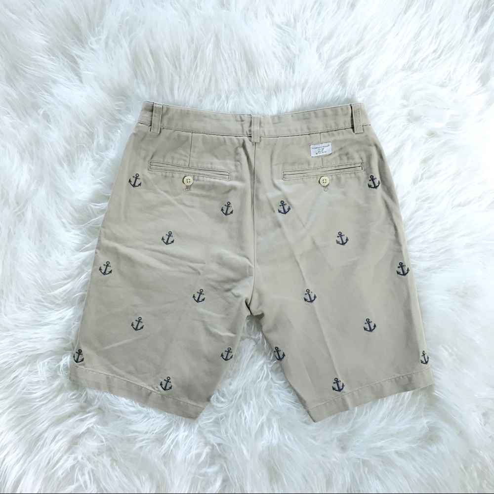 Vineyard Vines Anchor Shorts Khaki Mens Size 30