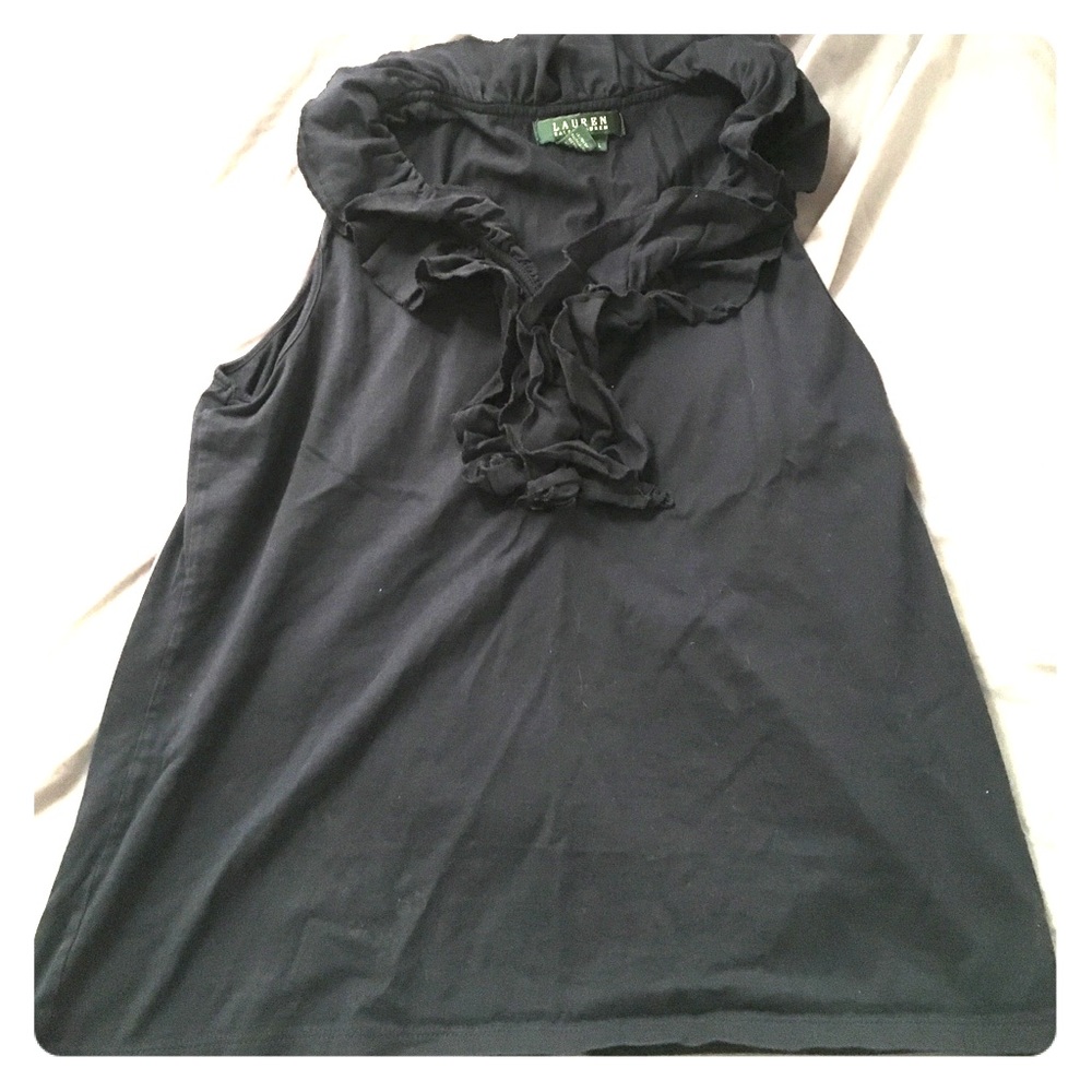 Ruffled collar Ralph Lauren shirt
