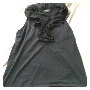 Ruffled collar Ralph Lauren shirt