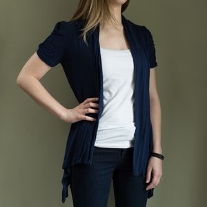 DONATING SOON // Navy Ambiance Apparel cardigan