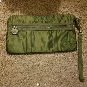 Love Pink clutch wristlet