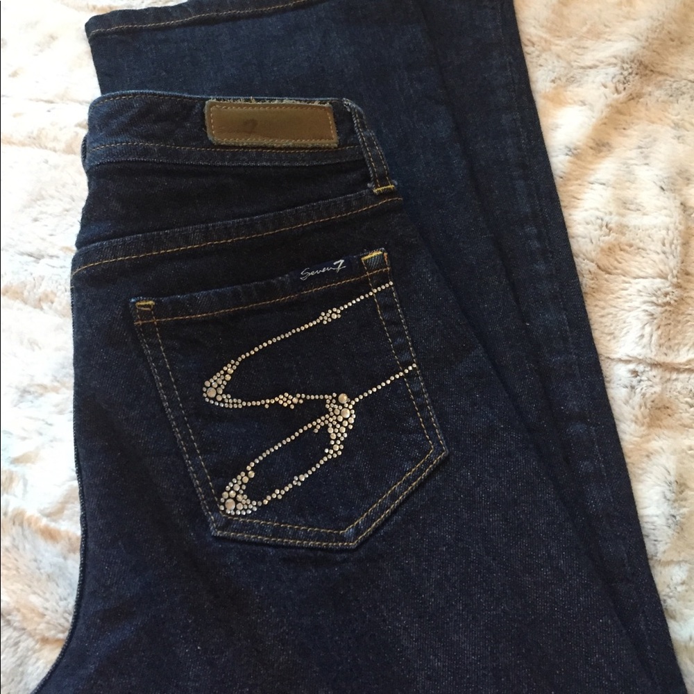 Size 30 boot cut Seven jeans. Worn twice