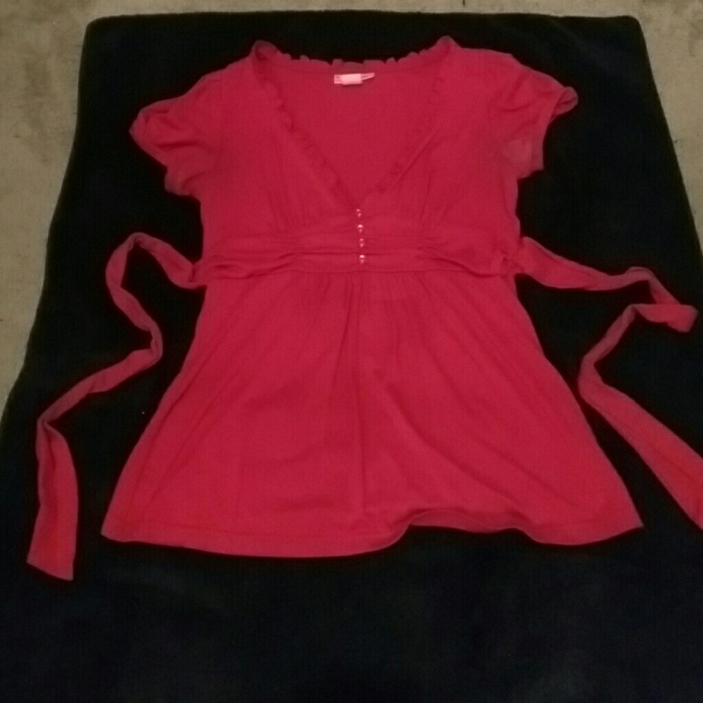Self esteem red blouse