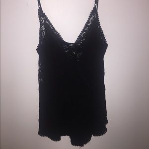 black lace romper