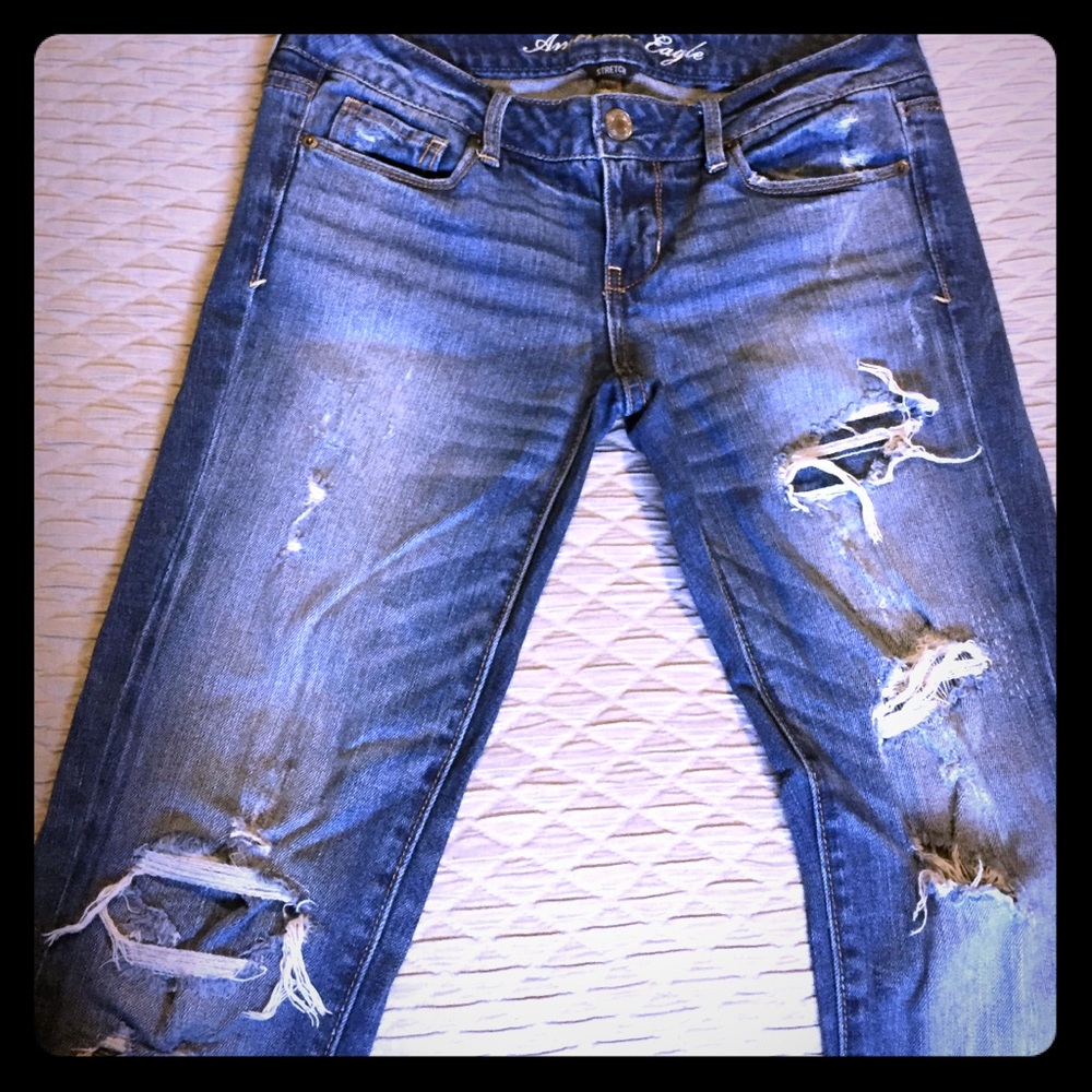 Ripped American Eagle Jeans