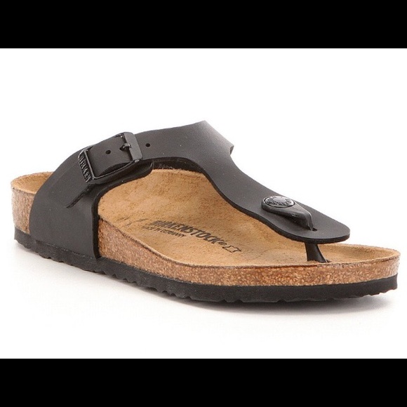 Birkenstock sandals thongs new EU size 40 black sandals Birkenstock slip on shoe - Picture 3 of 3