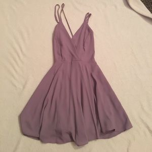 Strappy Purple Dress!