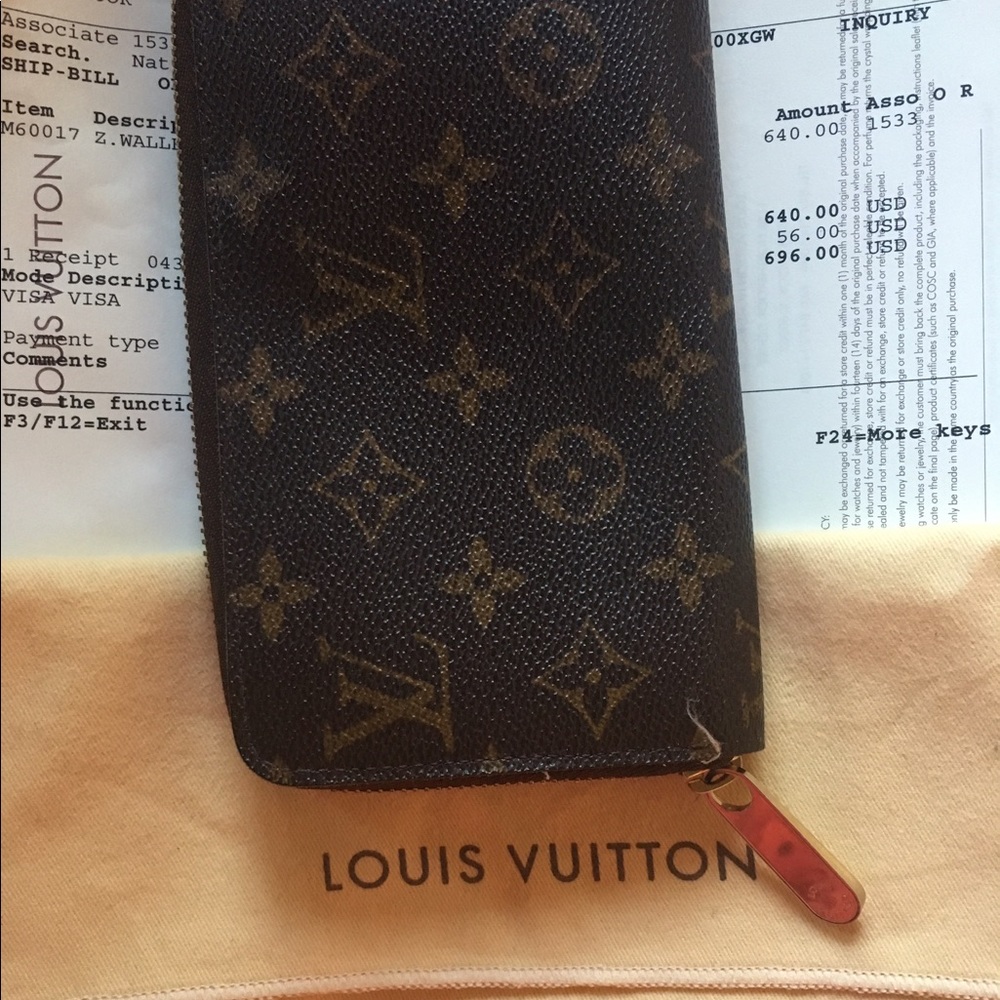 LV! zippy monogram wallet