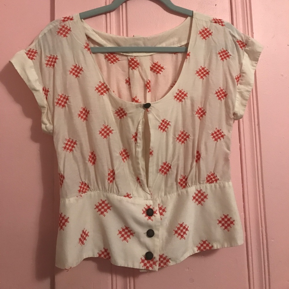 Urban Outfitters Patterned Blouse