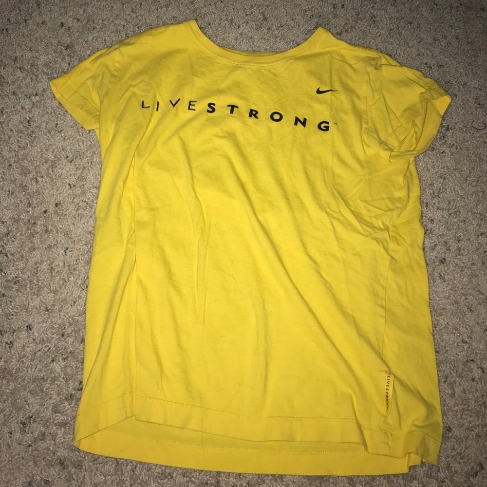 Yellow Nike shirt
