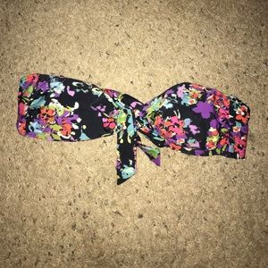 Floral bathing suit top
