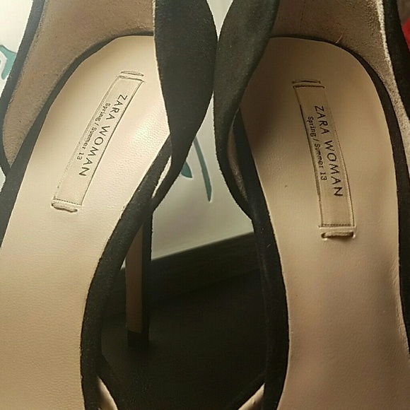GORGEOUS Zara Woman high heels sz 7.5 - Picture 3 of 8