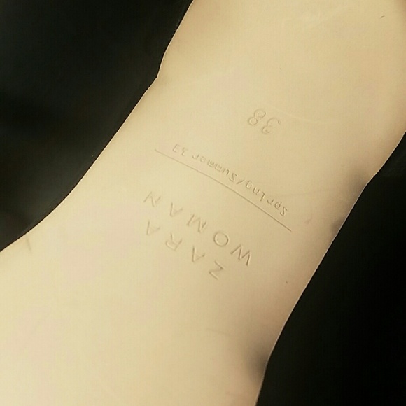 GORGEOUS Zara Woman high heels sz 7.5 - Picture 7 of 8