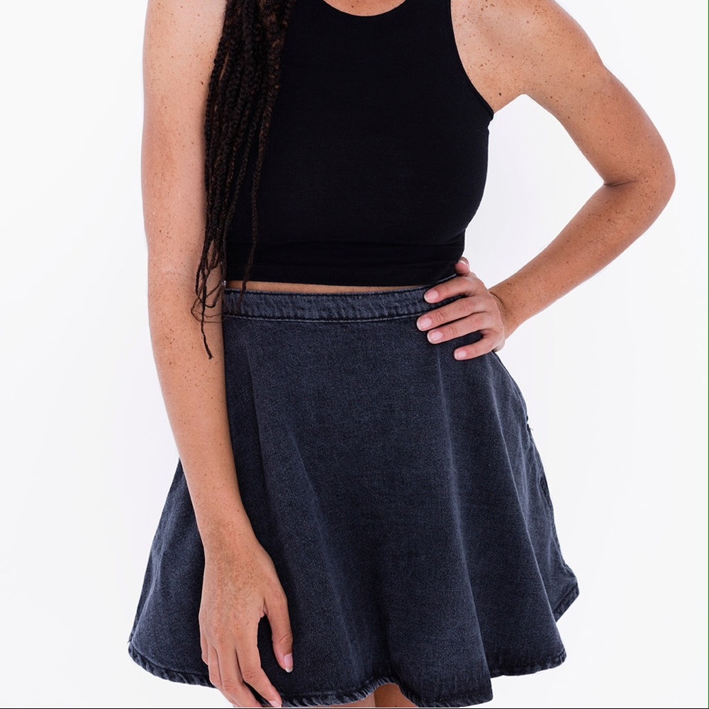 Denim Circle Skirt