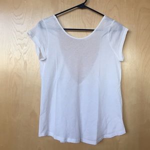 Forever 21 Open Back White tshirt